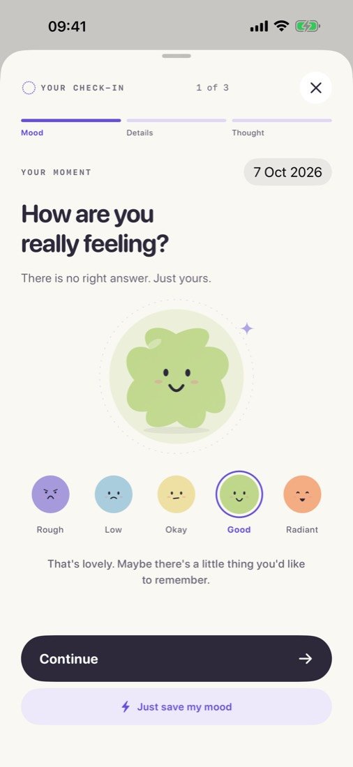 Check-in in mimo with five faces from Rough to Radiant.